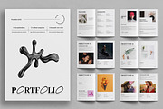 Modern Portfolio Layout, a Magazine Template by ContestDesign (Thumbnail 1 of 4)