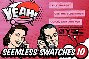 Heartfelt Halftone Vector Brushes, a Brush Add-On by BackYard Graphics Co. (Thumbnail 3 of 15)