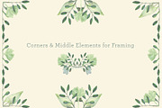 Botanical Watercolor Leaves, a Texture Graphic by Carolyn Packard Design (Thumbnail 4 of 8)