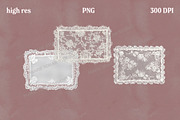 Vintage Fabric Doilies Bundle PNG, an Object Graphic by Marie T (Thumbnail 9 of 24)