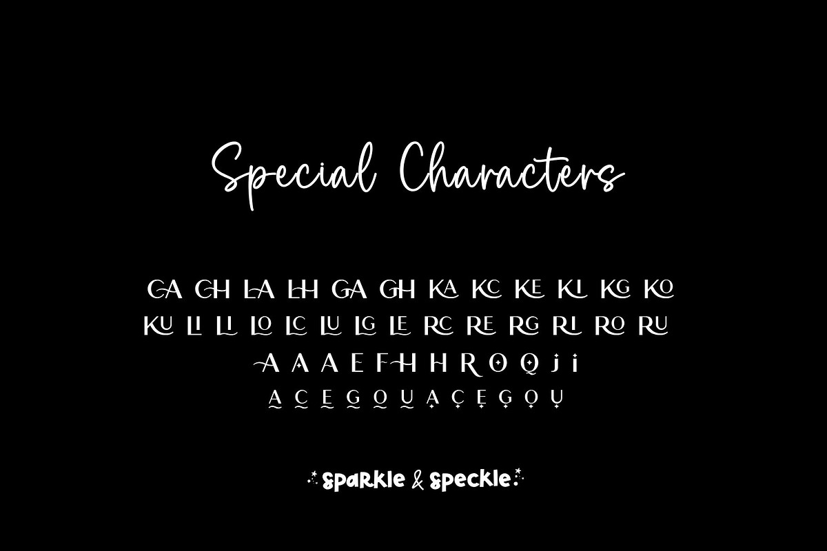 Escaped Love Sans Serif Font, a Sans Serif Font by Sparkle & Speckle (Photo 7 of 8)