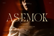 Asemok Elegant Serif Font, a Serif Font by Graphicxell (Thumbnail 1 of 8)