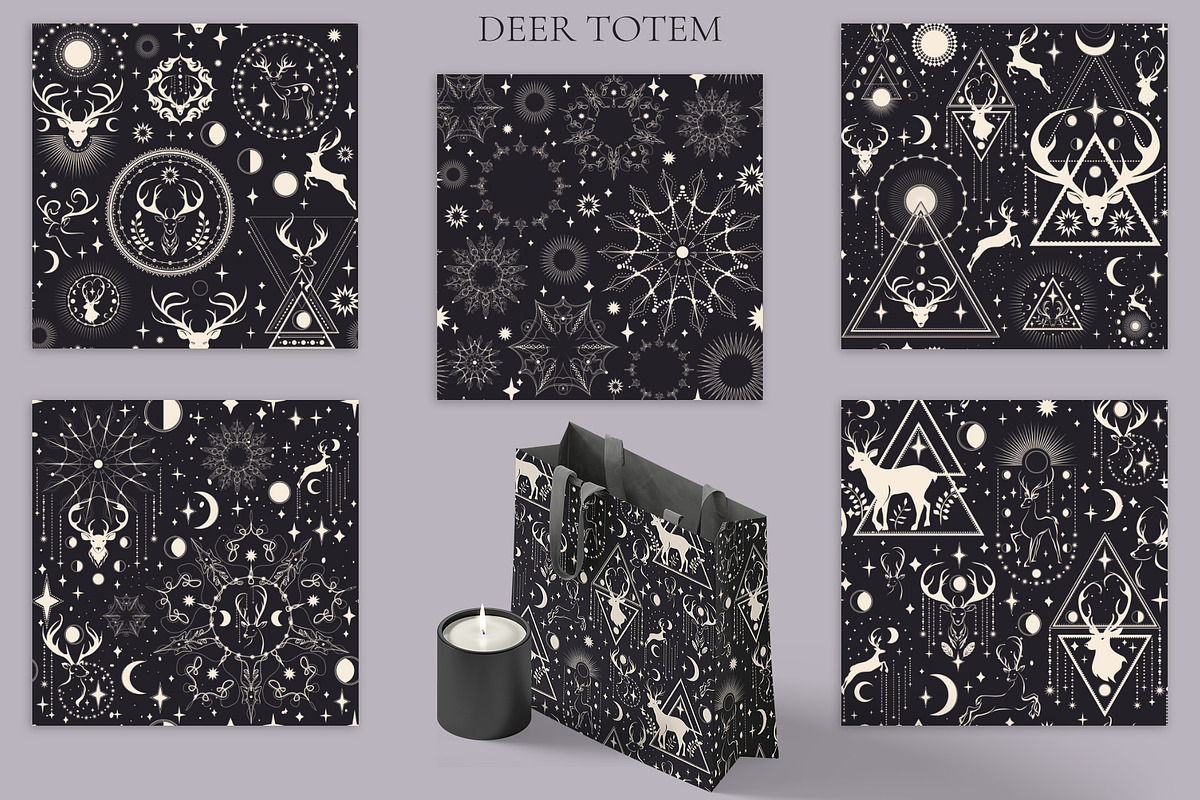 Deer Totem, an Animal Illustration by Salted Galaxy (Photo 9 of 10)