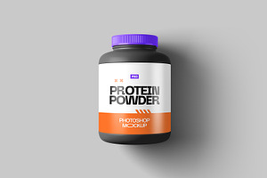 Protein Powder Jar Mockups