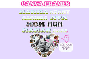 Mother’s Day Photo Collage Canva, a Design Template by GraphiCarola