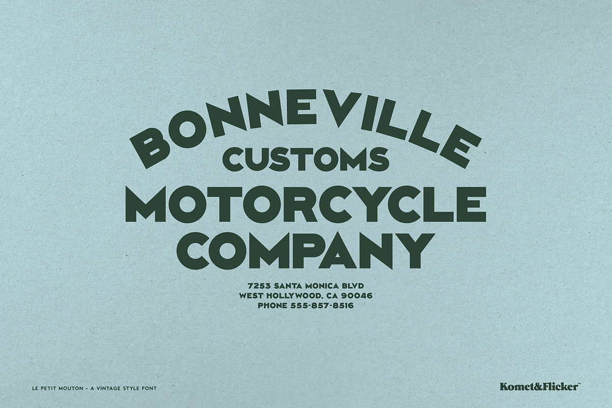 Le Petit Mouton, a Sans Serif Font by Komet & Flicker (Photo 10 of 13)