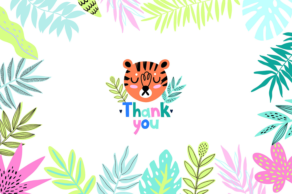 Jungle Cute Baby Animals clipart, an Animal Illustration by OxanaTally (Photo 10 of 10)