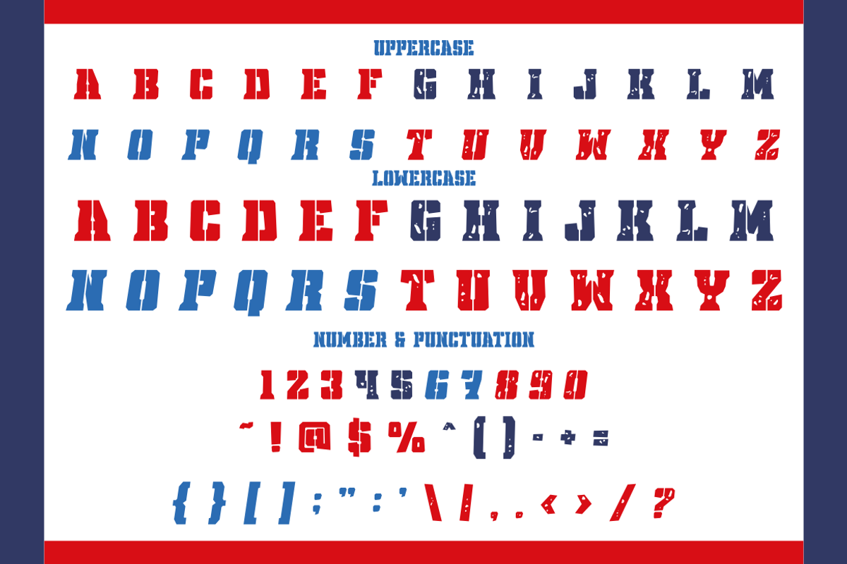 Drone Squad Stencil Font, a Font by PutraCetol Studio (Photo 5 of 5)