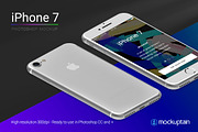 Iphone 7 Mockup Isometric White, an iPhone Mockup by mockuptain (Thumbnail 3 of 7)