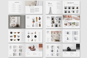 Landscape Catalog Brochure Template