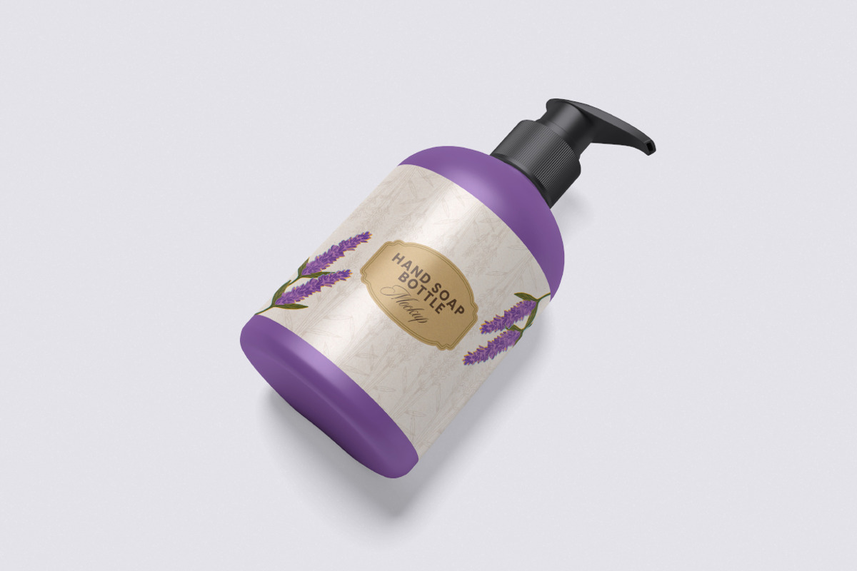 Hand Soap Bottle Mockup Bundle Set, a Packaging Mockup by Rielismee (Photo 4 of 5)