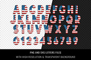 USA Flag Retro Font, a Font by Font Craft Studio (Thumbnail 3 of 6)