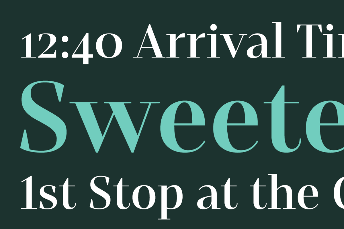 Mandrel Didone, a Font by insigne (Photo 2 of 5)