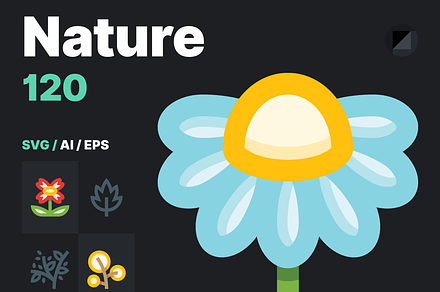 Basicons / Nature, a Duotone Icon by EDT.Graphics