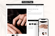 Fine Jewelry - Elegant Shopify Theme, a Shopify Template by InspiredTheme (Thumbnail 2 of 9)