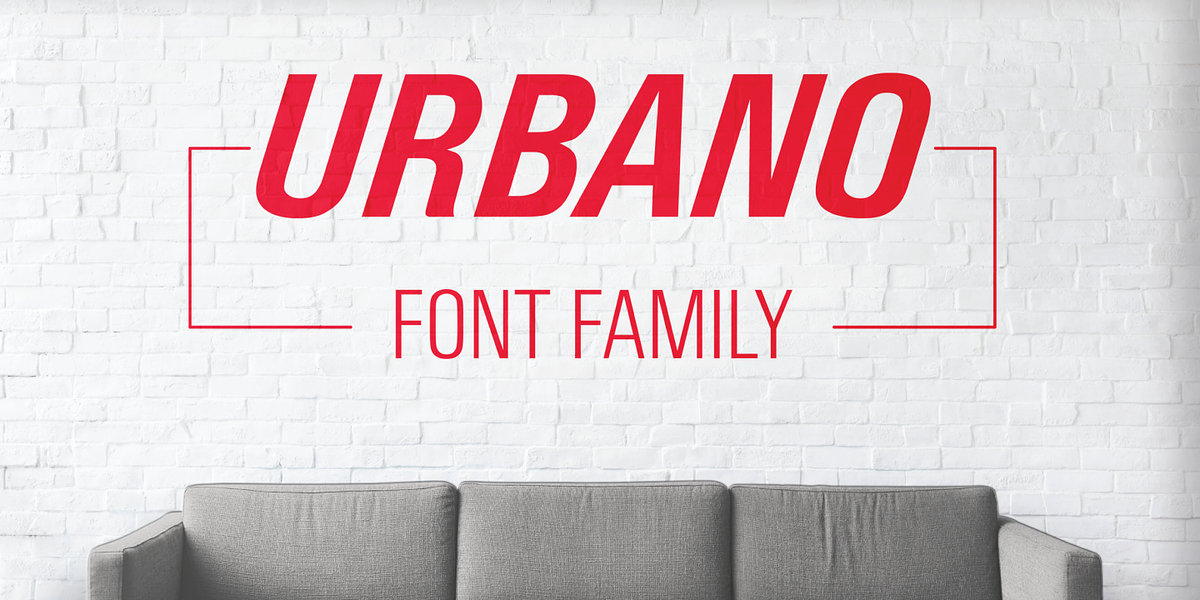 Urbano, a Sans Serif Font by FontSite Inc. (Photo 1 of 4)