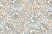 3 Floral paisley seamless wallpaper, a Wallpaper Graphic by antalogiya (Thumbnail 6 of 8)