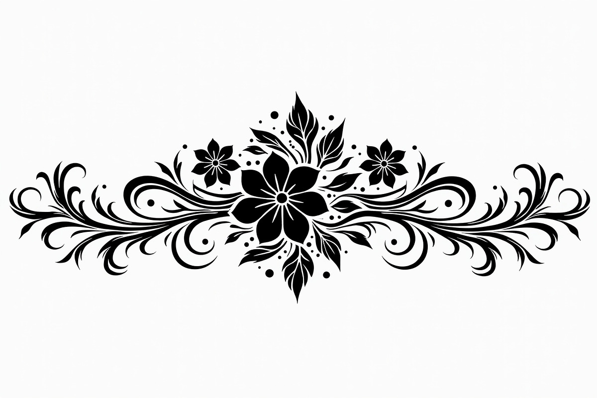 Classic Floral Border Collection, an Illustration by Artivon (Photo 17 of 21)