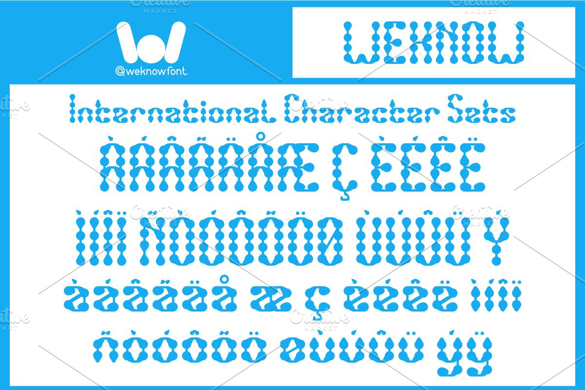 King of Rain font, a Font by weknow (Photo 8 of 8)