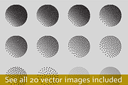 CircleTones Vol. 14 | 20 Vectors, a Texture Graphic by invisiblelayer (Thumbnail 2 of 5)