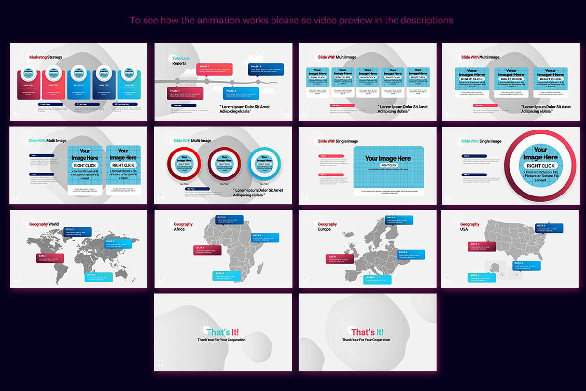 Animated PowerPoint Template, a Presentation Template by SCworkspace (Photo 8 of 25)