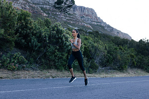 Full length of a young slim female, a Sports & Recreation Photo by Artem Varnitsin