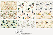 80 duck seamless pattern, a Pattern Graphic by Poppy Lane Studio (Thumbnail 3 of 11)