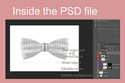 Bow Tie Mockup Set, an Apparel Mockup by moqirynart (Thumbnail 10 of 10)