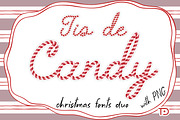 Tis De Candy Font Duo, a Script Font by Tanondesign (Thumbnail 1 of 9)