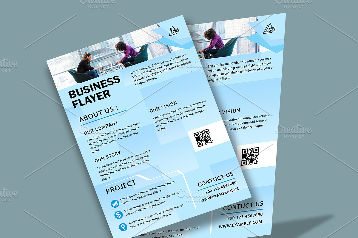 Business Flyer Template, a Flyer Template by As Studio (Photo 2 of 4)