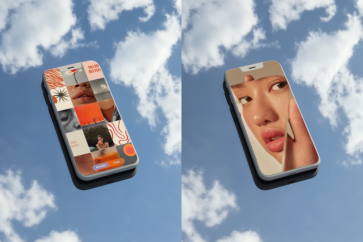 iPhone Mockup | Blue Sky Aesthetic, an iPhone Mockup by The Ethical Agency (Photo 3 of 3)