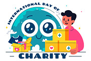 10 International Day of Charity, an Education Illustration by denayunebgt (Thumbnail 4 of 4)