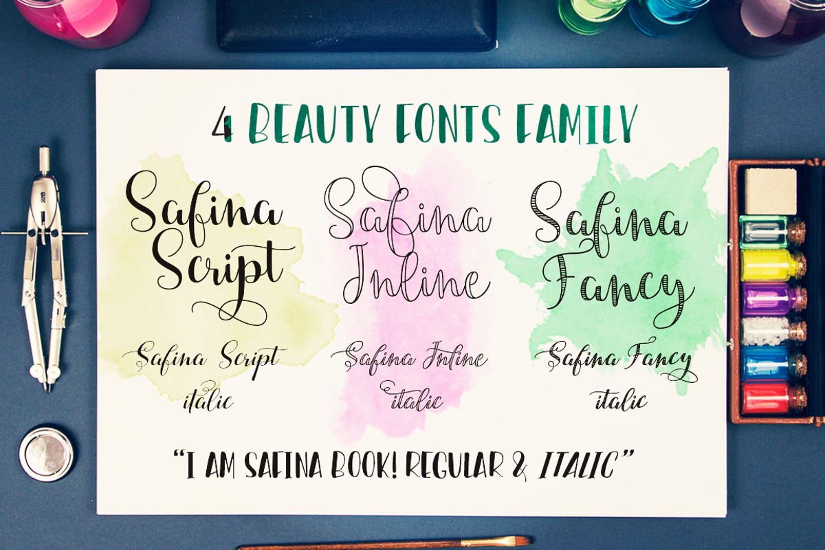 Safina Font Family preview 3