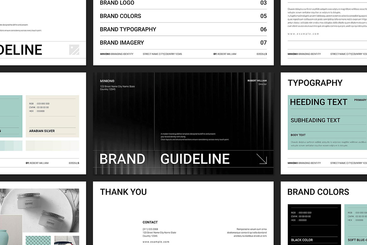 Brand Guideline Presentation, a Presentation Template by ElvinPrint (Photo 3 of 7)