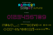 Ramyeon Street, a Symbol Font by BBtypeStudios (Thumbnail 22 of 25)