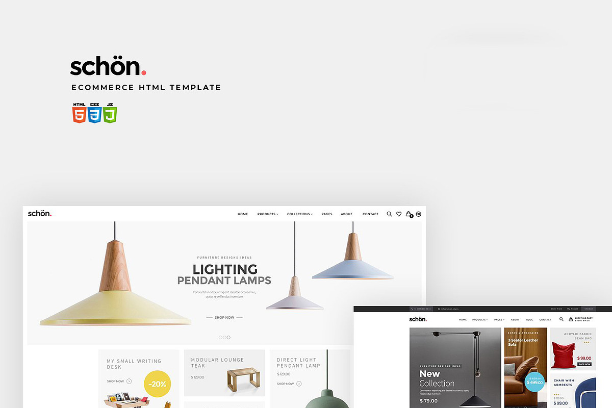 schön. eCommerce HTML Template, a HTML Template by Metin Kazan (Photo 2 of 8)