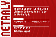 Netraly-Modern Sans Serif Font, a Sans Serif Font by din-studio.com (Thumbnail 2 of 10)
