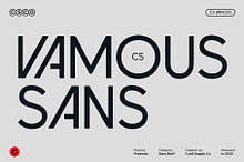 CS Vamous – Modern Sans Serif