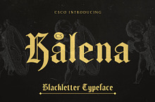 CS Kalena – Blackletter Font