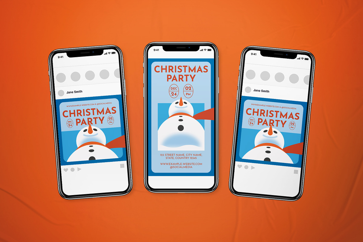 Christmas Party Event Flyer Set, a Flyer Template by The Good Store (Photo 2 of 2)
