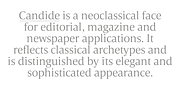 Candide, a Serif Font by Hoftype (Thumbnail 4 of 16)