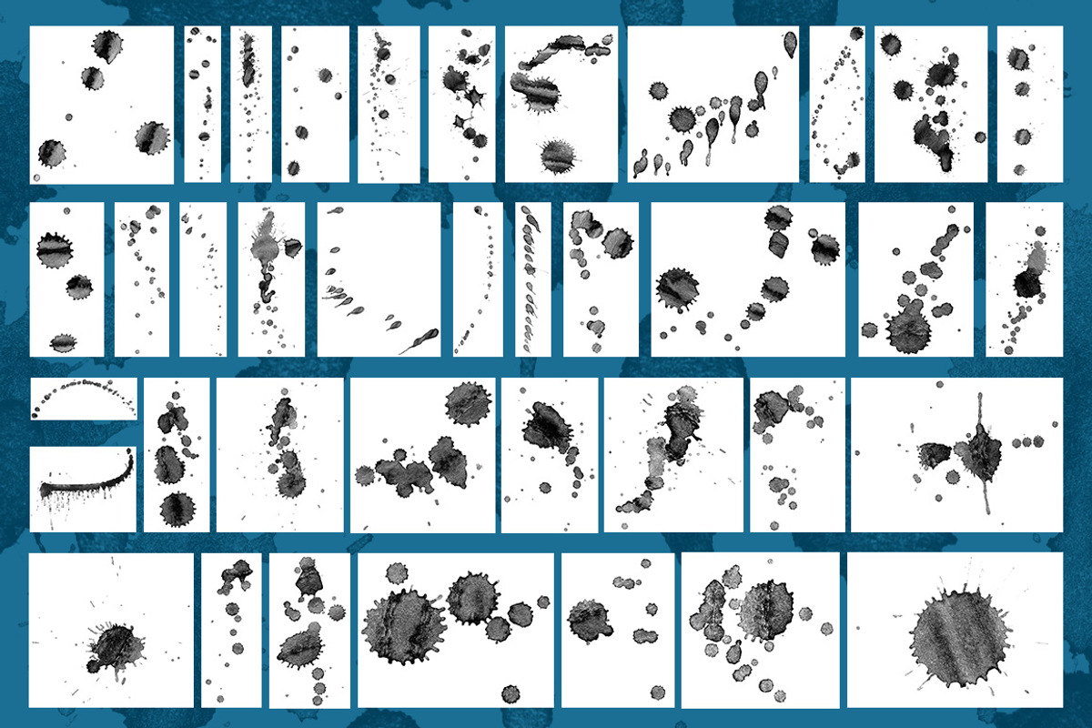 Drips & Splatters Brush Pack preview 5
