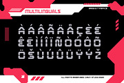 Bregas - Modern Stencil Font, a Sans Serif Font by Drizy (Thumbnail 6 of 10)