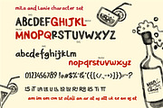 Mila and Lanie - Handlettered, a Handwritten Font by Olexstudio (Thumbnail 7 of 7)