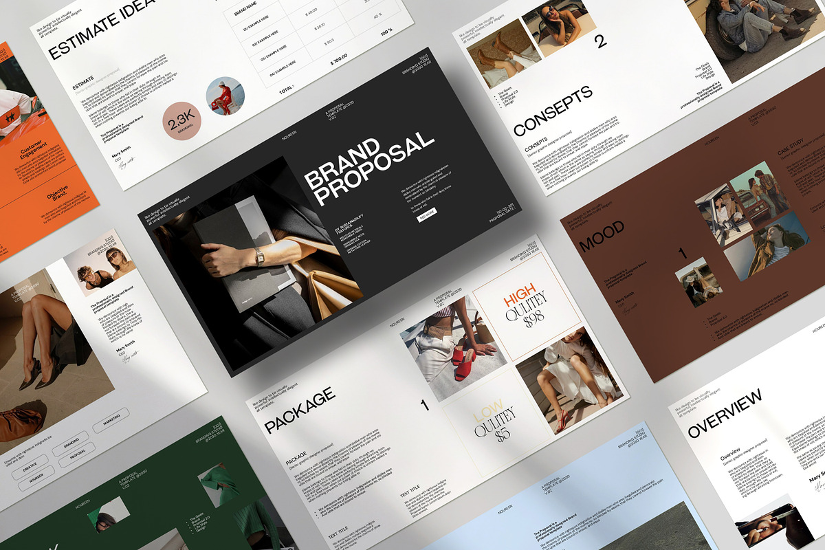 Noureen Brand Proposal Presentation, a Presentation Template by evgenystudio (Photo 8 of 10)