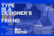 Nox Eternis - Sans serif font family, a Sans Serif Font by Artistic & Unique (Thumbnail 14 of 15)