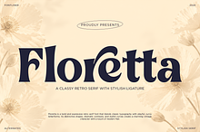 Floretta - Classy Retro Serif Font