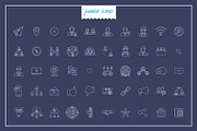 Social Line Icons V2, an Outline Icon by Jumbo Icons (Thumbnail 4 of 5)