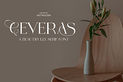Ceveras - Beauty Serif Font, a Serif Font by ivan_artnivora (Thumbnail 5 of 5)