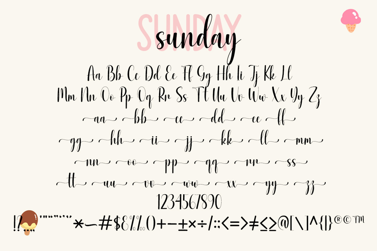 Sunday Funday Duo, a Script Font by DN Creative (Photo 10 of 11)